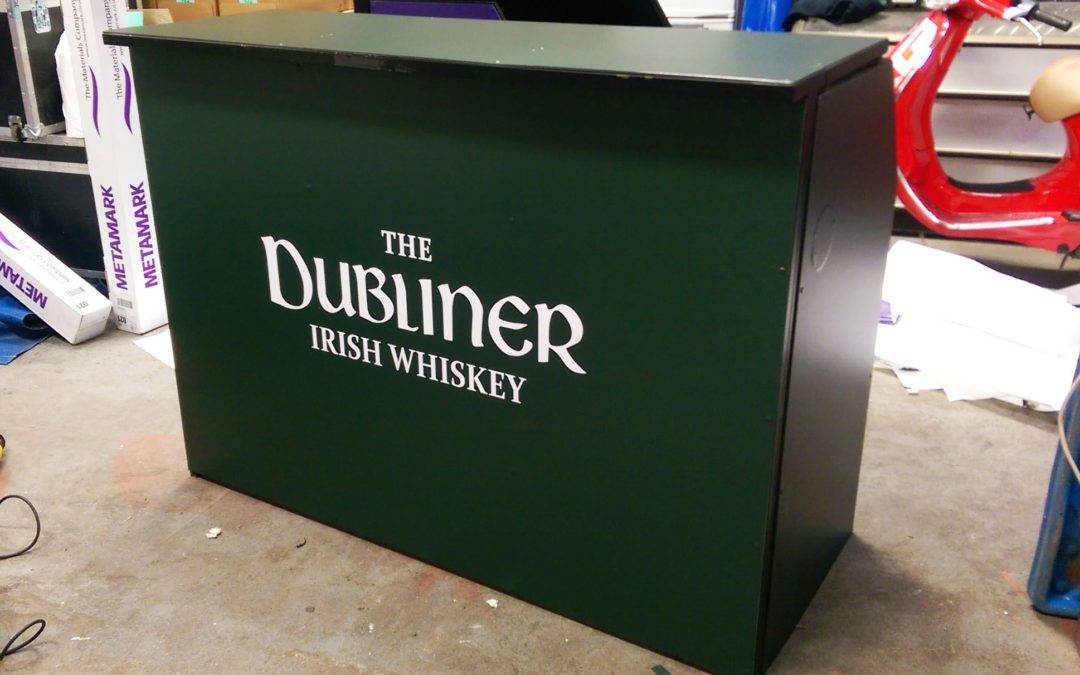 Vinyl Wrap for bar counter